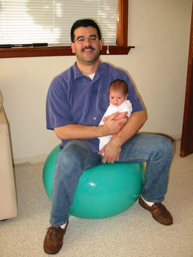 Bouncing on the Birthball -- 2/8/02